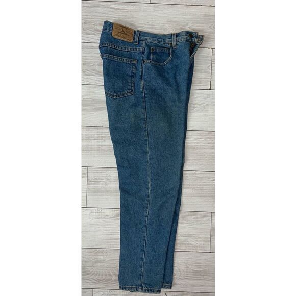 Vintage Eddie Bauer Womens Jeans Blue Size 6p High Rise Tapered Leg Denim - Picture 8 of 9